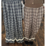 Korean Version Of Autumn And Winter Grinding Lattice Lace Lace Cute Retro Broad Leg Trousers Trousers Loose Waist Slacks