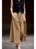 2025 Atmosphere Has Sense! Atmospheric Beauty! Tiansi Pants Skirt Dashing Wide Leg Pants