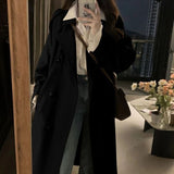 Windy Woman 2025 Autumn New Korean Small Medium And Long Coat Temperament British Style High-End Coat