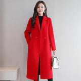 New Hair Coat Coat Woman New Coat In The Spring And Autumn Long-Term Large-Size This Sub-Korean Version Of Loose Coat Woman