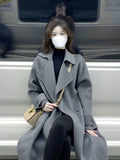 The New Hairy Coat Of The Gray Coat Woman 2026 Autumn And Winter, The Design Of The Coat Feels Small Han Family Hepburn Wind Thicker