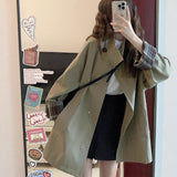 Qaqi Short Wind Coat Woman 2025 New Look This Year's Popular Small Sense