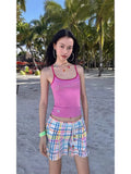 Sweetheart Hottie Hot Diamond Letter Slings Sling Vest Women Wearing Slim Slimming Inside The Bottom Top