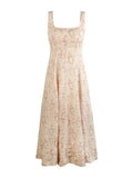 Peach Flowers Show Thin Waist Crumums Hanging Large Skirt Skirts Summer