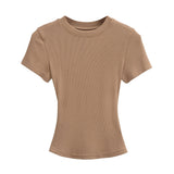 Kardashian's New Short-Sleeved T-Shirt With Spring And Summer Sexy Ants Round-Neck Tight-Up T-Shirts