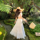 Seaside Holiday Style Super Fairy Sexy Suit Woman 2025 Summer New Ultra-Short Top Swing Skirt Two-Piece