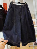 2026 Super Fire Pants Korean Special To The Version Of The Giant Good-Looking Scissive Jeans Spring And Summer Seven Trousers