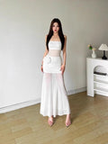 Cool Feeling Pure Lusty Hottie Three-Dimensional Rose Mesh Spliced Bra Dress Woman Slimming Dress