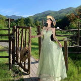 2025 Wizard Of Oz Adjustable Sling Dress Folded Fairy Resort Dress With Chest Cushion