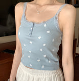 9112 # Ice Silk Summer New Spice Girl Wears Suspension Vest Women With Chest Mats In The Tide