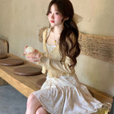 New French Temperament Fashion Romantic Bow Small Sleeve Dress In Summer 2025