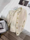 2026 Spring And Autumn New Small Fragrant Coat Female French Name Hair, Single Coat High-End Temperament Coarse Flowers