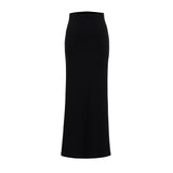 Black Falling Hottie Sexy A-Word High-Rise Half-Dress Girl Spring And Summer New Fishtail Dress Hip Repair Skirt