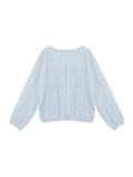 Autumn And Winter Women's London Holiday Coat Soft Glutinous Horse Sea Lantern Sleeve Knitted Cardigan Women's Top