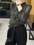 Can't Help But Not Enter! Shirt Control Of The Life Of The Early Autumn Push Wave Drifting Shirt