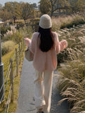 You/Focus-Losing Flower Yarn Baby Mahian AB Yarn Girl Loose Gentle Lazy Sweater