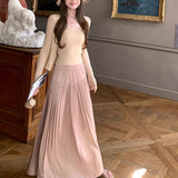 Amants Sakura Island Love - Elegant Silk Sheep Hair Lace / Folding Skirt