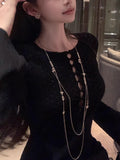 Heart-In-Heart Dress Is In Charge Of High-Level And Sexy Balance!